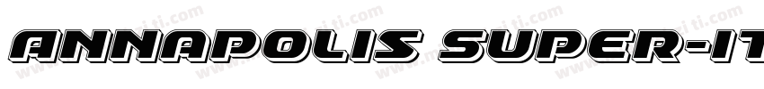 Annapolis Super-Ita字体转换